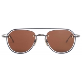 Thom Browne - Brown Aviator Sunglasses - Thom Browne Eyewear