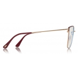 Tom Ford - Square Opticals Glasses - Occhiali da Vista Quadrati - Rossa - FT5574-B - Occhiali da Vista - Tom Ford Eyewear
