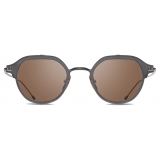 Thom Browne - Black Iron & White Gold Sunglasses - Thom Browne Eyewear