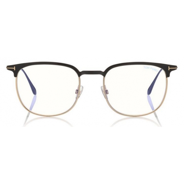 Tom Ford - Half-Rim Opticals Glasses - Half-Rim Opticals Glasses - Black Gold - FT5549-B – Opticals Glasses - Tom Ford Eyewear