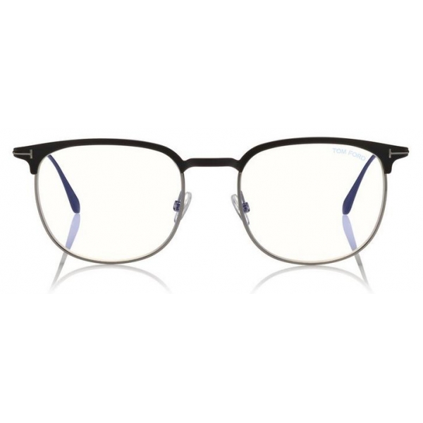 Tom Ford - Half-Rim Optical Glasses - Optical Glasses - Black Silver - FT5549-B – Opticals Glasses - Tom Ford Eyewear