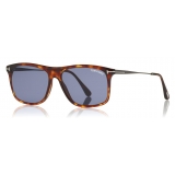 Tom Ford - Max Sunglasses - Occhiali da Sole in Acetato - Avana Rossa - FT0588 - Occhiali da Sole - Tom Ford Eyewear
