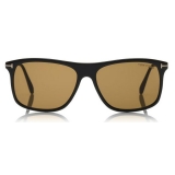 Tom Ford - Max Sunglasses - Square Acetate Sunglasses - Shiny Black Brown - FT0588 - Sunglasses - Tom Ford Eyewear