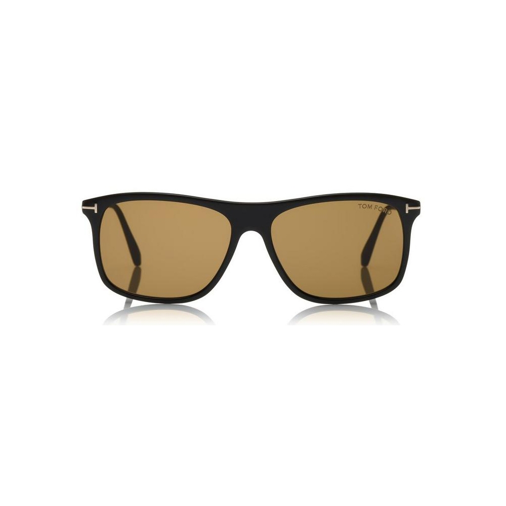 Tom Ford - Max Sunglasses - Square Acetate Sunglasses - Shiny Black ...