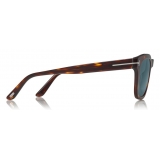 Tom Ford - Eugenio Sunglasses - Occhiali in Acetato - Avana Rosso - FT0676 - Occhiali da Sole - Tom Ford Eyewear