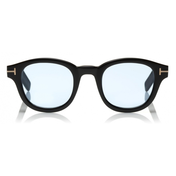 Tom Ford - Tom N.13 Sunglasses - Real Horn Squared Sunglasses - Dark Brown - FT5499-P - Sunglasses - Tom Ford Eyewear