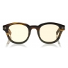 Tom Ford - Tom N.13 Sunglasses - Occhiali da Sole in Corno - Corno Verde  - FT5499-P - Occhiali da Sole - Tom Ford Eyewear