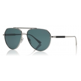 Tom Ford - Andes Sunglasses - Pilot Metal Style Sunglasses - Blue - FT0670 - Sunglasses - Tom Ford Eyewear