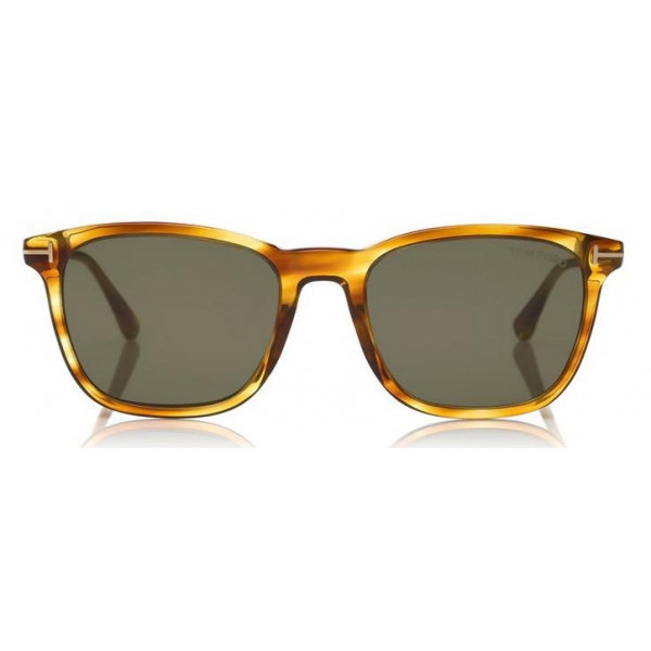 Tom Ford - Arnaud Sunglasses - Occhiali da Sole in Acetato - Avana Bionda - FT0625 - Occhiali da Sole - Tom Ford Eyewear