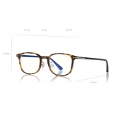 Tom Ford - Square Optical Glasses - Occhiali da Vista - Avana Scuro - FT5594-D-B - Occhiali da Vista - Tom Ford Eyewear