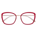 Pomellato - Occhiali Quadrati - Rosso Oro - Pomellato Eyewear