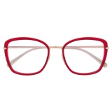 Pomellato - Square Frame Glasses - Red Gold - Pomellato Eyewear