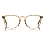 Tom Ford - Round Optical Glasses - Round Optical Glasses - Opal Honey - FT5401 – Optical Glasses - Tom Ford Eyewear