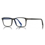 Tom Ford - Square Optical Glasses - Square Optical Glasses - Black - FT5584-B – Optical Glasses - Tom Ford Eyewear