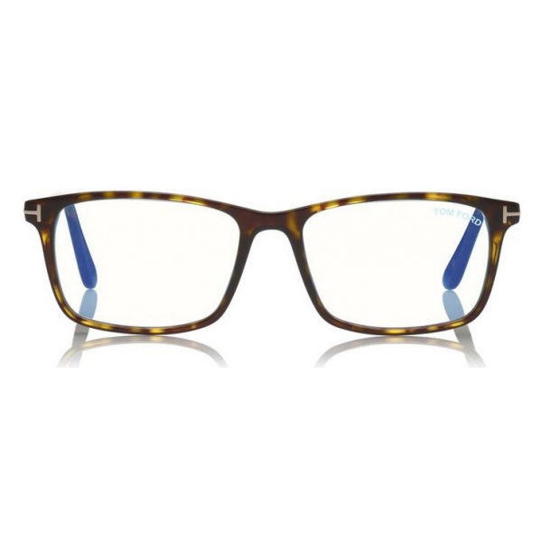 Tom Ford - Square Optical Glasses - Occhiali da Vista Quadrati - Avana Scuro - FT5584-B - Occhiali da Vista - Tom Ford Eyewear