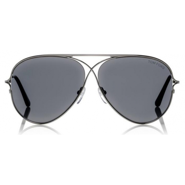 Tom Ford - Tom N.4 Sunglasses - Occhiali da Sole Pilota - Rutenio - FT0488-P - Occhiali da Sole - Tom Ford Eyewear