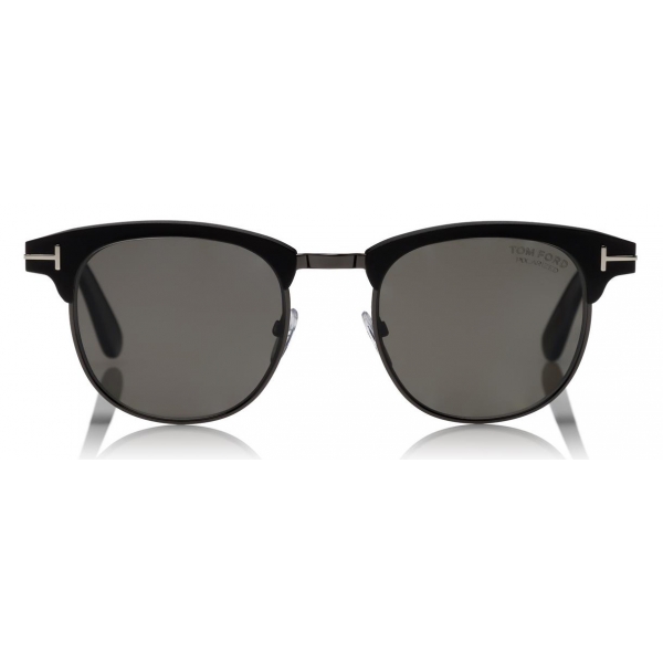 Tom Ford - Polarized Laurent Sunglasses - Square Sunglasses - Black - FT0623-P - Sunglasses - Tom Ford Eyewear