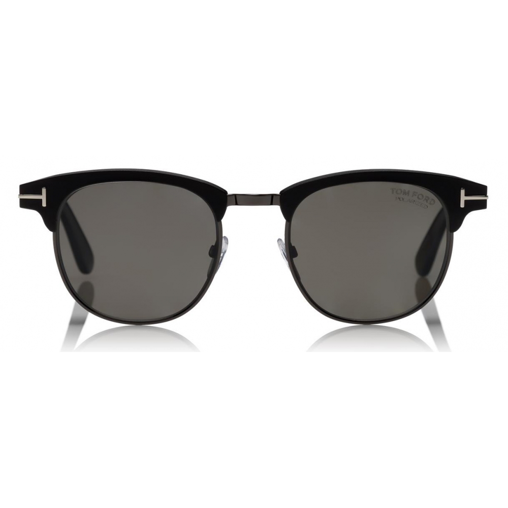 Tom Ford FT0698 57 Blue & Black Matte Polarized Sunglasses | Sunglass Hut  USA