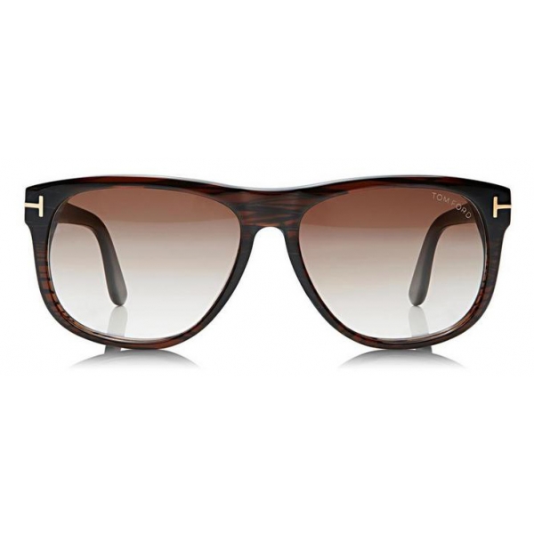 Tom Ford - Olivier Soft Sunglasses - Occhiali da Sole Quadrati - Marrone - FT0236 - Occhiali da Sole - Tom Ford Eyewear
