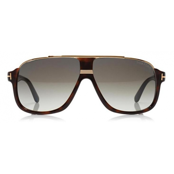 Tom Ford - Elliot Square Sunglasses - Occhiali da Sole Quadrati - Avana Scuro - FT0335 - Occhiali da Sole - Tom Ford Eyewear