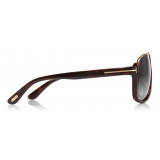 Tom Ford - Elliot Square Sunglasses - Occhiali da Sole Quadrati - Avana Scuro - FT0335 - Occhiali da Sole - Tom Ford Eyewear