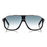 Tom Ford - Elliot Square Sunglasses - Occhiali da Sole Quadrati - Nero Opaco - FT0335 - Occhiali da Sole - Tom Ford Eyewear