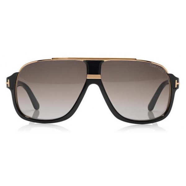 Tom Ford - Elliot Square Sunglasses - Square Sunglasses - Shiny Black - FT0335 - Sunglasses - Tom Ford Eyewear