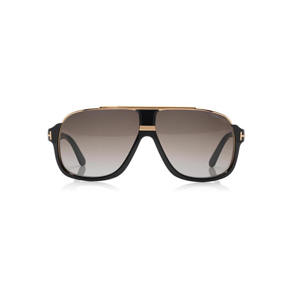 Tom Ford - Elliot Square Sunglasses - Square Sunglasses - Shiny Black ...