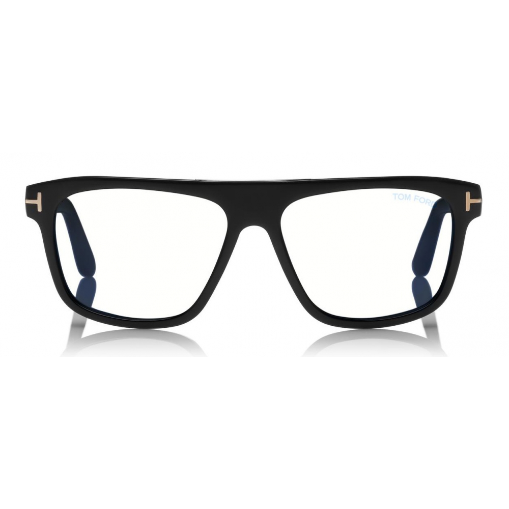 Tom Ford - Cecilio Optical Glasses - Square Acetate Optial Glasses - Black  - FT0628-O - Sunglasses - Tom Ford Eyewear - Avvenice