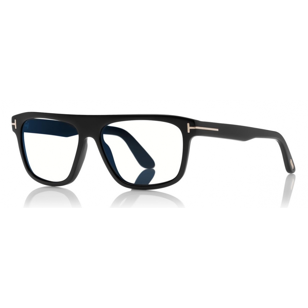 Tom Ford - Cecilio Optical Glasses - Square Acetate Optial Glasses - Black  - FT0628-O - Sunglasses - Tom Ford Eyewear - Avvenice