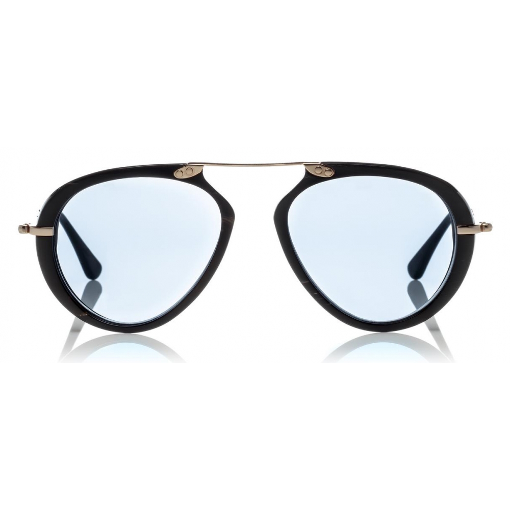 Tom Ford - Tom  Sunglasses - Aviator Shape Sunglasses - Dark Brown -  FT5442-P - Sunglasses - Tom Ford Eyewear - Avvenice