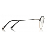 Tom Ford - Metal Optical Sunglasses - Round Optical Glasses - Black Gold - FT5541-B - Optical Sunglasses - Tom Ford Eyewear