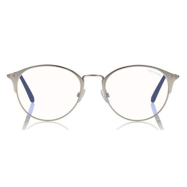 Tom Ford - Metal Optical Sunglasses - Round Optical Glasses - Palladium - FT5541-B - Optical Sunglasses - Tom Ford Eyewear