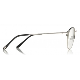 Tom Ford - Metal Optical Glasses - Occhiali da Vista Rotondi - Palladio - FT5541-B - Occhiali da Vista - Tom Ford Eyewear