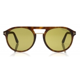 Tom Ford - Barbarini Lenses Sunglasses - Round Sunglasses - Red Havana - FT0675-B - Sunglasses - Tom Ford Eyewear