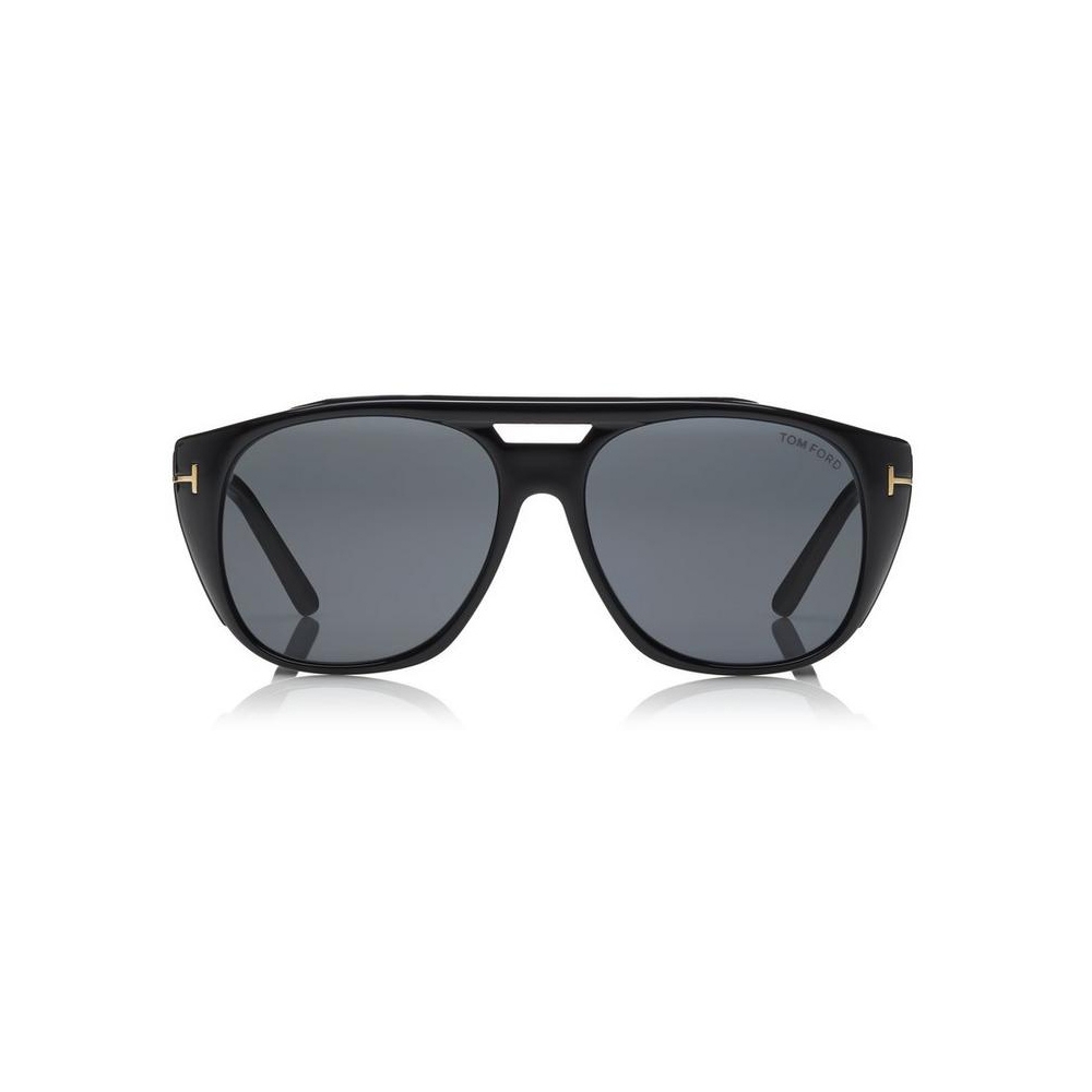 Tom Ford - Fender Sunglasses - Square Acetate Sunglasses - Black - FT0799 -  Sunglasses - Tom Ford Eyewear - Avvenice