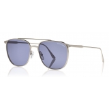 Tom Ford - Kip Sunglasses - Occhiali da Sole Quadrati in Metallo - Blu - FT0692 - Occhiali da Sole - Tom Ford Eyewear