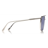 Tom Ford - Kip Sunglasses - Occhiali da Sole Quadrati in Metallo - Blu - FT0692 - Occhiali da Sole - Tom Ford Eyewear