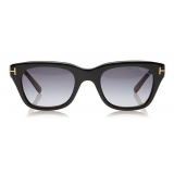 Tom Ford - Snowdon Sunglasses - Occhiali da Sole Quadrati in Acetato - Nero - FT0237 - Occhiali da Sole - Tom Ford Eyewear