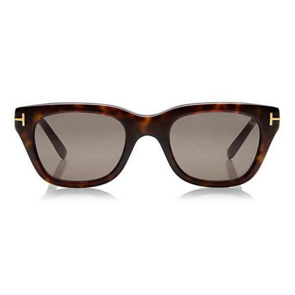 Tom Ford - Snowdon Sunglasses - Occhiali da Sole Quadrati Acetato - Avana Scuro - FT0237 - Occhiali da Sole - Tom Ford Eyewear