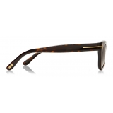 Tom Ford - Snowdon Sunglasses - Squared Acetate Sunglasses - Dark Havana - FT0237 - Sunglasses - Tom Ford Eyewear