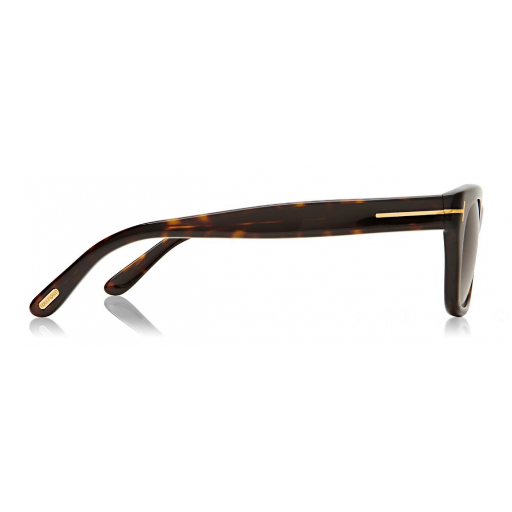 Tom - Snowdon Sunglasses - Squared Acetate Sunglasses - Dark Havana - FT0237 Sunglasses - Tom Ford - Avvenice