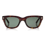 Tom Ford - Snowdon Sunglasses - Occhiali da Sole Quadrati in Acetato - Havana - FT0237 - Occhiali da Sole - Tom Ford Eyewear