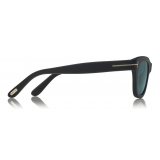 Tom Ford - Snowdon Sunglasses - Occhiali da Sole Quadrati in Acetato - Nero Opaco - FT0237 - Occhiali da Sole - Tom Ford Eyewear