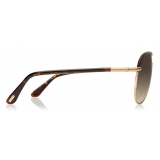 Tom Ford - Cole Aviator Sunglasses - Aviator Sunglasses - Dark Havana Brown - FT0285 - Sunglasses - Tom Ford Eyewear