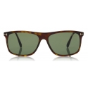 Tom Ford - Max Polarized Sunglasses - Square Acetate Sunglasses - Dark Havana - FT0588-P - Sunglasses - Tom Ford Eyewear
