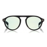 Tom Ford - Tom N.9 Sunglasses - Real Horn Frame Sunglasses - Dark Brown - FT5441-P - Sunglasses - Tom Ford Eyewear