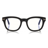 Tom Ford - Blue Block Square Optical Glasses - Square Optical Glasses - Black - FT5542-B - Optical Glasses - Tom Ford Eyewear