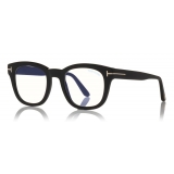 Tom Ford - Blue Block Square Optical Glasses - Square Optical Glasses - Black - FT5542-B - Optical Glasses - Tom Ford Eyewear