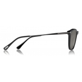 Tom Ford - Polarized Arnaud Sunglasses - Square Style Acetate Sunglasses - Black - FT0625-P - Sunglasses - Tom Ford Eyewear